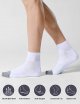 6 Pack Men's Ankle Socks with Cushion Athletic Running Socks