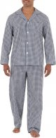 Men's Long Sleeve Broadcloth Pajama Set