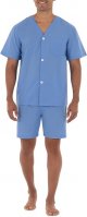 Men's Broadcloth Short Sleeve Pajama Set
